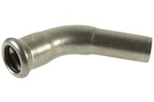 Paineputket ja liittimet - Vsh Fabrieken Xpr ruostumaton kyynärpää 45 astetta, halkaisija 108 mm. - 6230114