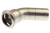 Paineputket ja liittimet - Vsh Fabrieken Xpr ruostumaton kyynärpää 45 astetta, halkaisija 54 mm. - 6190173