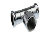 Paineputket ja liittimet - Vsh Fabrieken Xpress-hiilikuitukierreliitin T-pala fff 89xrp3/4x89 - 6206519