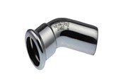 Paineputket ja liittimet - Vsh Fabrieken Xpress carbon elbow 45o fø 88.9 - 620813.6