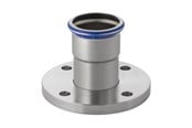 Paineputket ja liittimet - Geberit mapress stainless steel flange pn 10/16 with pressing socket d54mm - 33738
