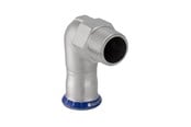 Paineputket ja liittimet - Geberit Kyynärpää MT STST 90g D22-R3/4 - 33835