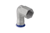 Paineputket ja liittimet - Geberit Elbowad ft stst 90g d18-rp1/2 - 33804