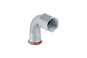 Paineputket ja liittimet - Geberit Bendad ft cst 90g d22-rp3/4 sinkki-pinnoitettu - 20557