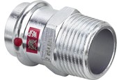 Paineputket ja liittimet - Viega Prestabo transition 22 x 1/2" sleeve/nipple galvanized steel - 641986