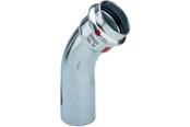 Paineputket ja liittimet - Viega Prestabo XL bend 45° 88.9 Steel/Galvanized 597702 - 597702