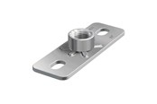 Putkiasennukset ja liittimet - Flamco Backplate gp 34 x 120 x 40 mm - 39411