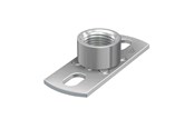 Putkiasennukset ja liittimet - Flamco Back plates gp 1/2-120 x 40 - 39419