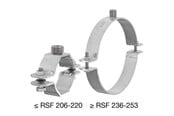 Putkiasennukset ja liittimet - Flamco rsf clip g1/2-m10 x 106-114 - 54216