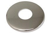 Holkit, peitelevyt, kiristimet ja haaroitusliittimet - Megatherm Rosetin kromattu halkaisija 65 x 22 mm. - 015305022