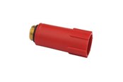 Holkit, peitelevyt, kiristimet ja haaroitusliittimet - Flamco sx construct plug + brass th. g12m Punainen - F22308