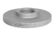 Kierteitetyt putkenosat ja liittimet - +GF+ Flange galvanoitu 1 - 770320206