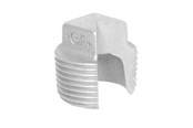 Kierteitetyt putkenosat ja liittimet - +GF+ Plug plain galvanized 1 1/2" - 770291208