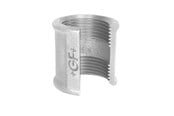 Kierteitetyt putkenosat ja liittimet - Georg-Fischer Socket galvanized 1/8 - 770270201