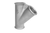Kierteitetyt putkenosat ja liittimet - +GF+ Tee 45° Musta 3/4 - 770165105