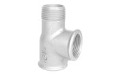 Kierteitetyt putkenosat ja liittimet - +GF+ Galvanoidaan tee, koko f/m 1/2. - 770134204