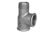 Kierteitetyt putkenosat ja liittimet - Georg-Fischer Tee Musta for f/m 3/4 - 770134105