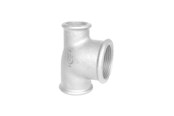 Kierteitetyt putkenosat ja liittimet - +GF+ Tee galvanized 1 1/4 x 1 1/4 x 1/2 - 770130256