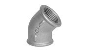Kierteitetyt putkenosat ja liittimet - +GF+ Elbow 45° Musta for f 2 - 770120109