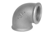Kierteitetyt putkenosat ja liittimet - +GF+ Kyynärpääliitos 90° cs koossa f 1 1/2 - 770090108