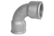 Kierteitetyt putkenosat ja liittimet - +GF+ Short bend 90° Musta for f 3/4 - 770012105
