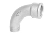 Kierteitetyt putkenosat ja liittimet - +GF+ Long sweep bend galvanized for m 90° 1 - 770001206
