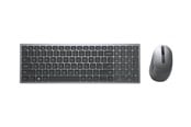 Näppäimistöt - Dell Multi-Device Wireless Näppäimistö and Mouse Combo Nordic Layout (Danish / Norwegian / Swedish / Finnish) - Näppäimistö ja Hiirisetti - Pohjoismainen - Harmaa - KM7120W-GY-PNN