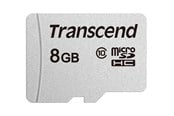 Muistikortti - Transcend 300S microSD - 20MB/s - 8GB - TS8GUSD300S