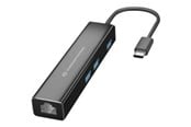 USB hub - Conceptronic DONN07B - keskusyksikkö - 3 porttia USB hub - 3 porttia - Musta - DONN07B