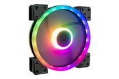 Kotelotuuletin - Inter-Tech Argus RS-141 RGB - Kotelotuuletin - 140mm - musta - 88885539
