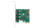 Ohjainkortit - Lanberg PCE-US3-004 - USB adapter - PCIe - USB 3.1 Gen 1 x 4 - PCE-US3-004
