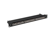 Lisätarvikkeet - Lanberg PPS7-1024-B - patch panel - 1U - 19" - PPS7-1024-B