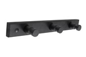 Kannakkeet & Saranat  - Home>it Pine coat rack – 3 pegs – Musta - 12210