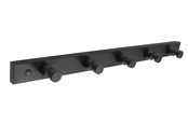 Kannakkeet & Saranat  - Home>it Pine coat rack – 5 pegs – Musta - 12212