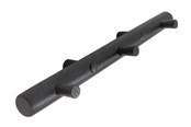 Kannakkeet & Saranat - Home>it Smart oak coat rack - 3 pegs - Musta - 12224