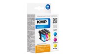 Mustepatruunat, värikasetit ja lisävarusteet - KMP TRIPLE PACK B63V - 1530,4050
