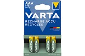 Akut ja Paristot - VARTA Recharge Accu Recycled (4-pack) - 56813 101 404