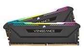 RAM - Corsair Vengeance RGB PRO SL DDR4-3200 - 16GB - CL16 - Dual Channel (2 pcs) - Intel XMP - Musta RGB - CMH16GX4M2E3200C16