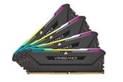 RAM - Corsair Vengeance RGB PRO SL DDR4-3200 - 32GB - CL16 - Quad Channel (4 pcs) - Intel XMP - Musta RGB - CMH32GX4M4E3200C16