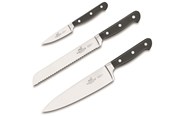 Keittiövälineet - Lion Sabatier Pluton knife set Steel/black - 20533