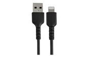 Näyttökaapeli - StarTech.com 15cm kestävä USB A - Lightning-kaapeli - RUSBLTMM15CMB