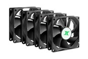Kotelotuuletin - Inter-Tech IPC Fan Set 80x80x25mm | 8888729 - Kotelotuuletin - 80mm - musta - 88887290