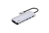 Telakointiasemat - Belkin CONNECT USB-C 6-in-1 MultiPort Adapter - AVC008BTSGY