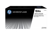 Mustepatruunat, värikasetit ja lisävarusteet - HP 104A / W1104A Musta Drum Kit - W1104A