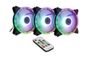 Kotelotuuletin - Inter-Tech Argus RGB-tuuletinsarja RS-07 - Kotelotuuletin - 120mm - musta - 88885537