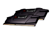 RAM - G.Skill Ripjaws V DDR4-2666 - 64GB - CL19 - Dual Channel (2 pcs) - Intel XMP - Musta - F4-2666C19D-64GVK