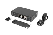 Kytkimet - Lanberg RSFE-8P-2GE-120 - kytkin - 10 porttia - hallitsematon - RSFE-8P-2GE-120