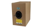 Verkkokaapelit - StarTech.com 1000 ft Bulk Roll of Black CMR Cat5e Solid UTP Riser Cable - bulk cable - 304.9 m - black - Musta - 304m - WIR5ECMRBK