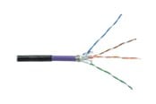 Verkkokaapelit - DIGITUS bulk cable - 1000 m - black RAL 9005 - Musta - 1000m - DK-1741-VH-10-OD