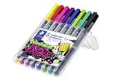 Kirjoitus- ja piirustustarvikkeet - Staedtler Yleiskynä Lumocolor perm F 8 kpl - 318 WP8-1